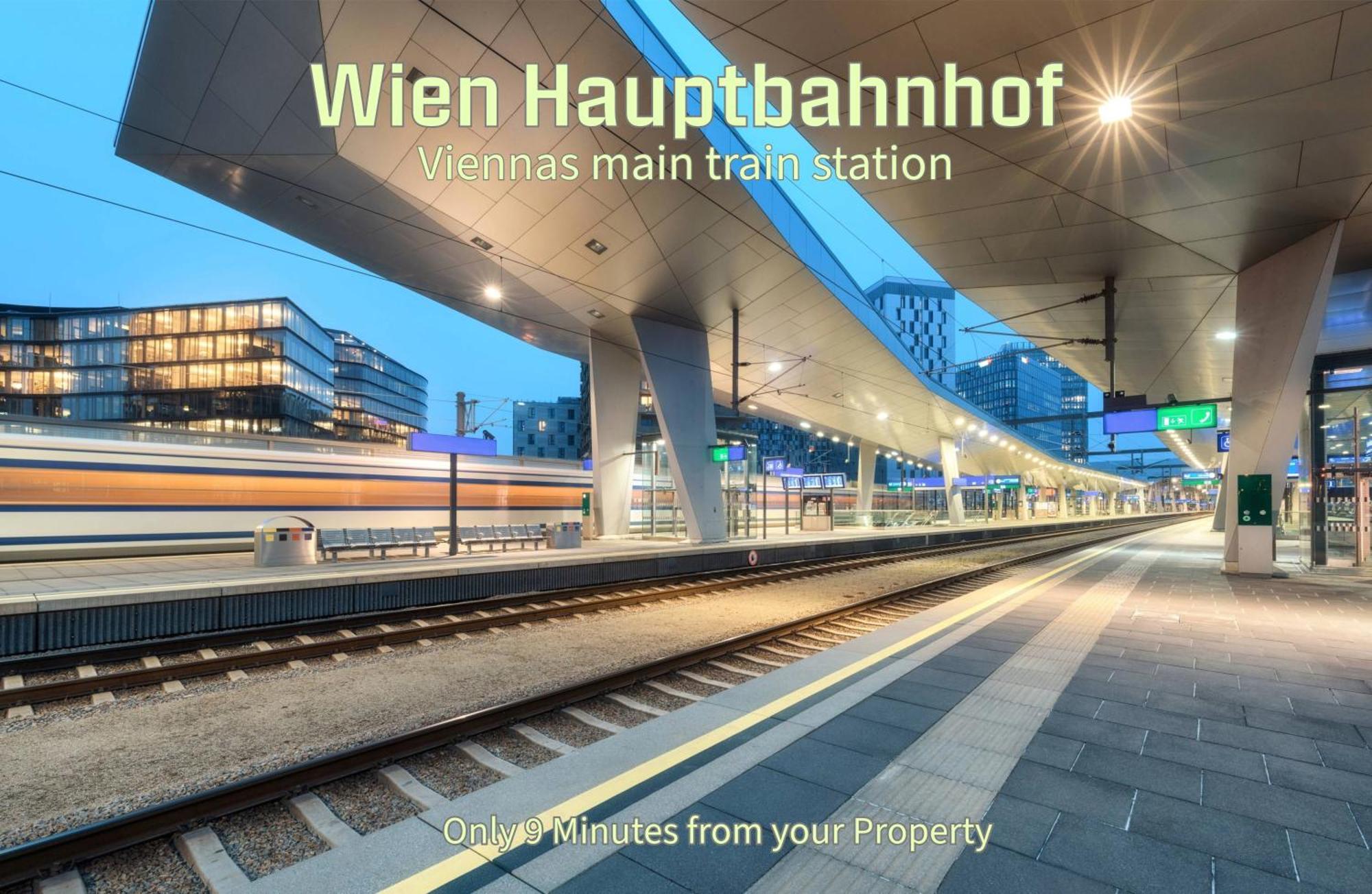 Superb Fully Equipped Apartment, 9 Min To City Center Via Metro Viena Exterior foto
